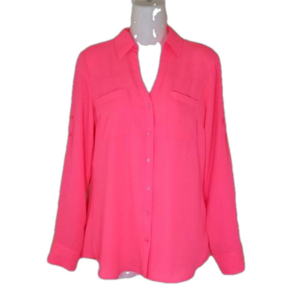 Express - Hot Pink Button Down Shirt | Size: S